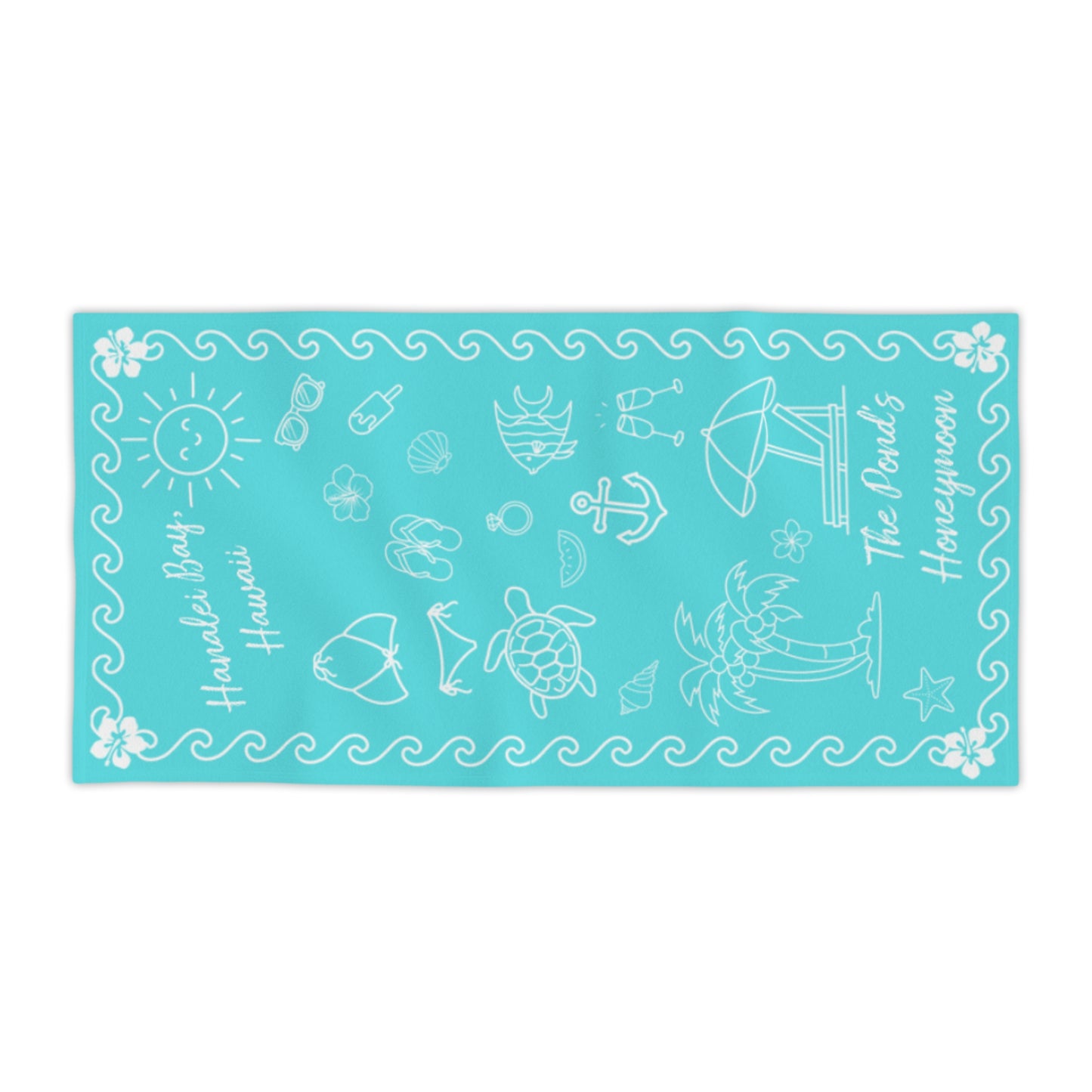 Bridal Icon Beach Towel