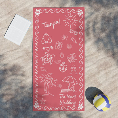 Bridal Icon Beach Towel