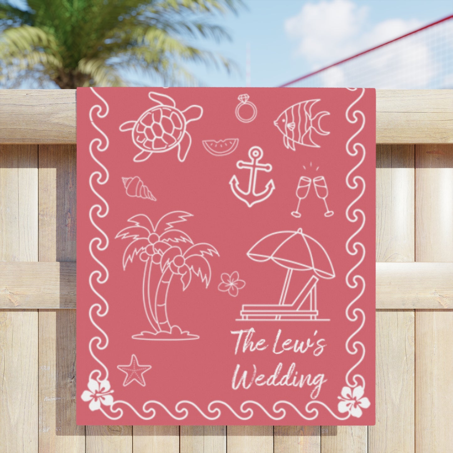 Bridal Icon Beach Towel
