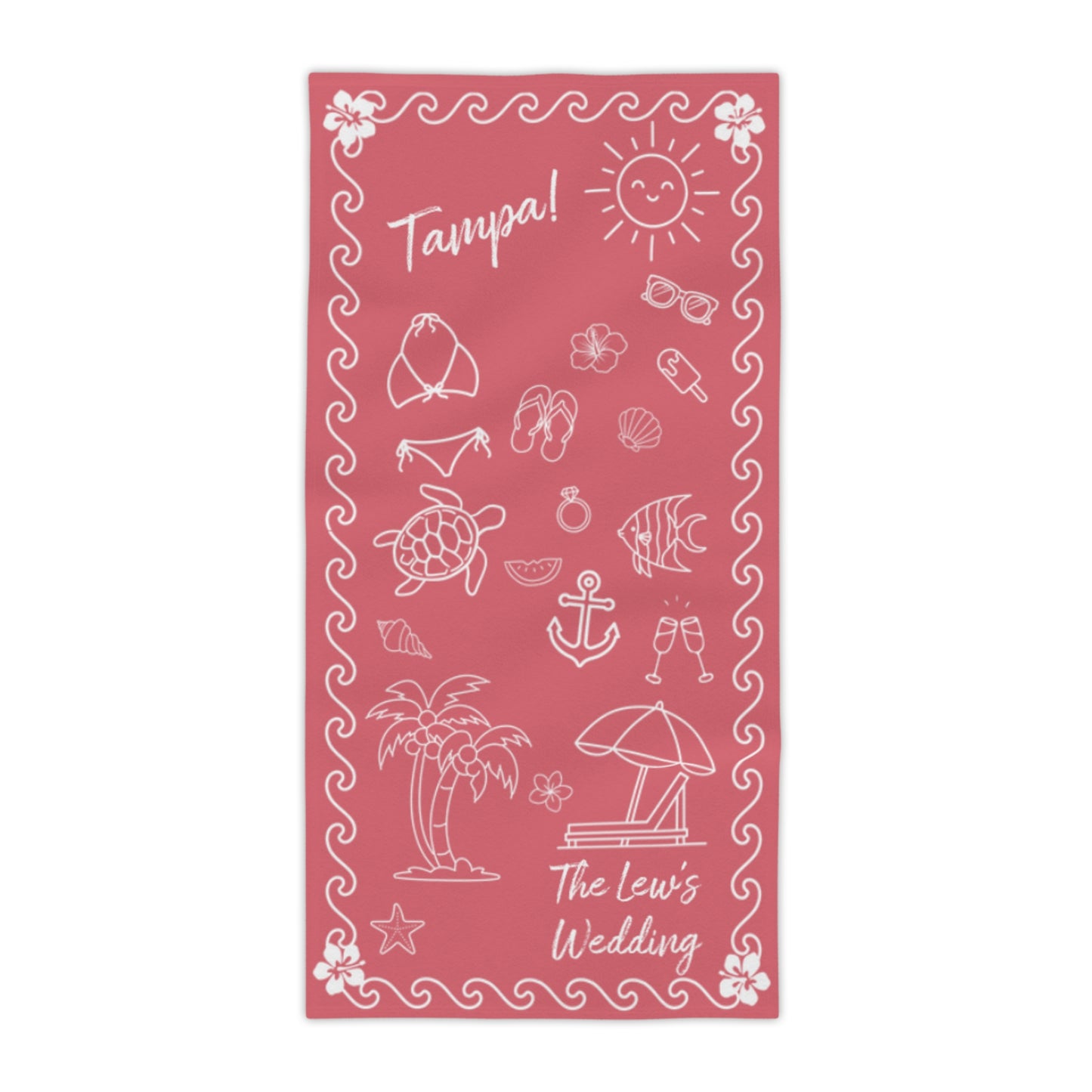 Bridal Icon Beach Towel