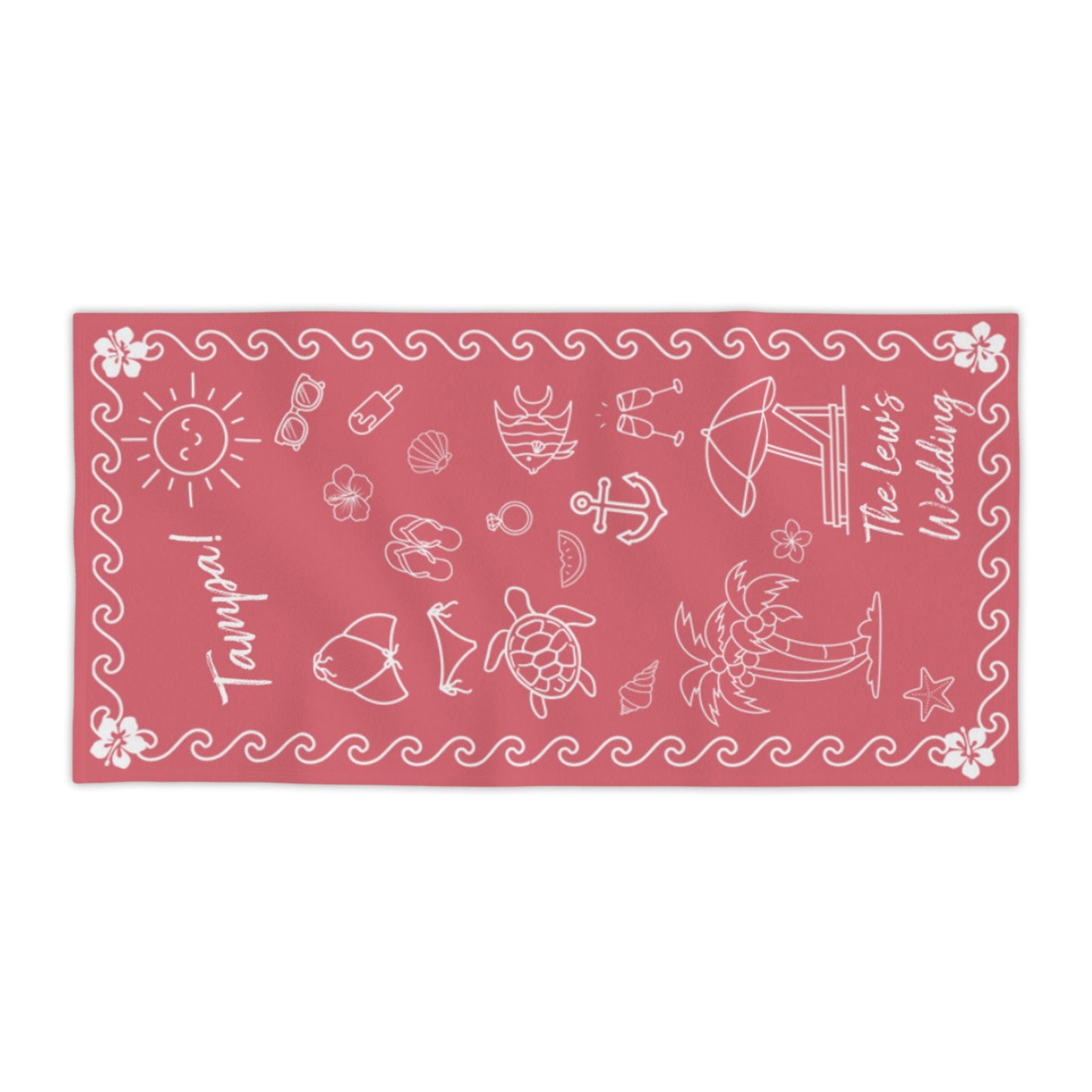Bridal Icon Beach Towel