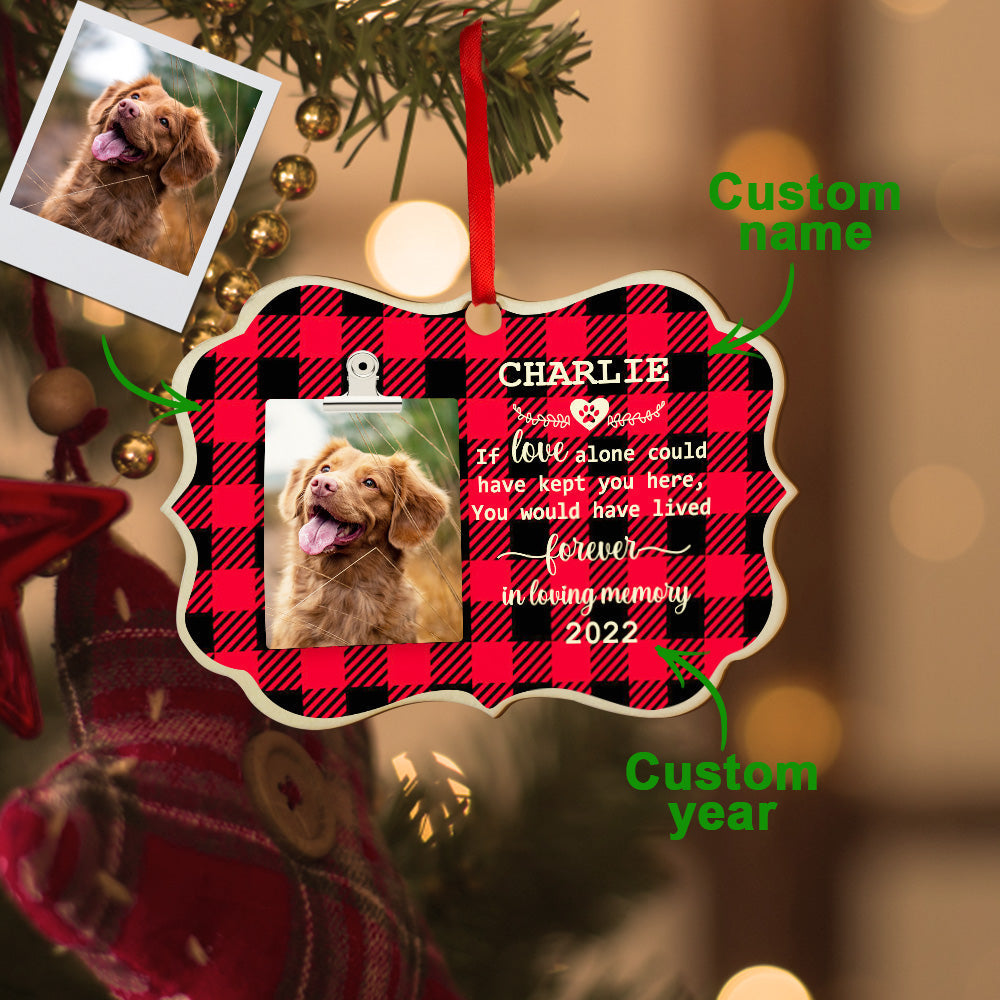 Custom Christmas Pet Memorial Wooden