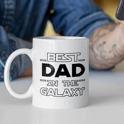 Personalized Best Dad in the Galaxy Mug - Father's Day Gift