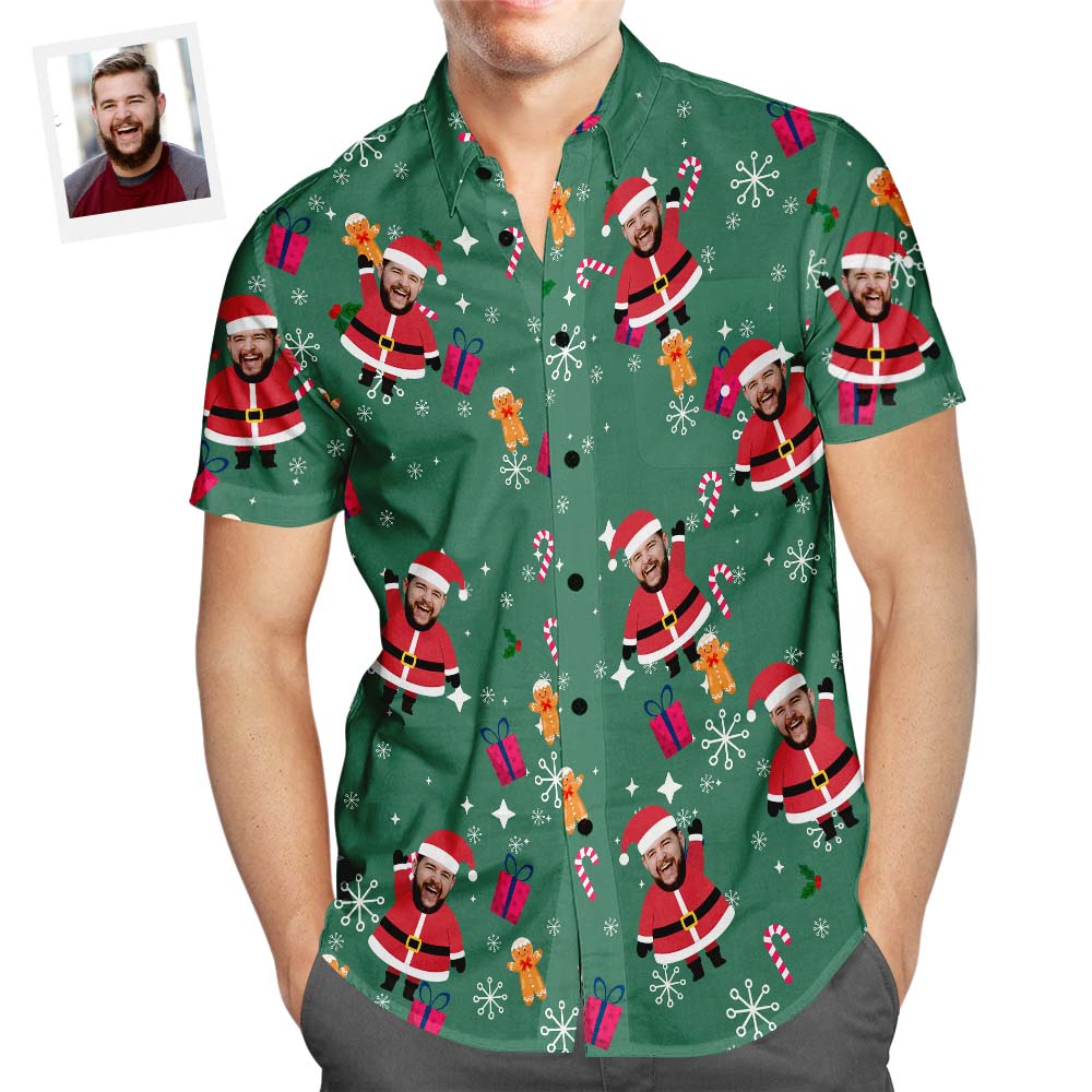 Custom Photo Santa Shirt