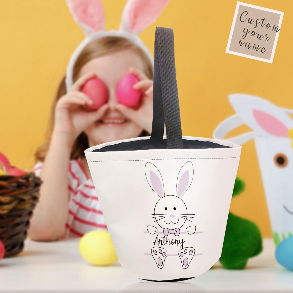 Personalized Easter Bunny Basket for Kids