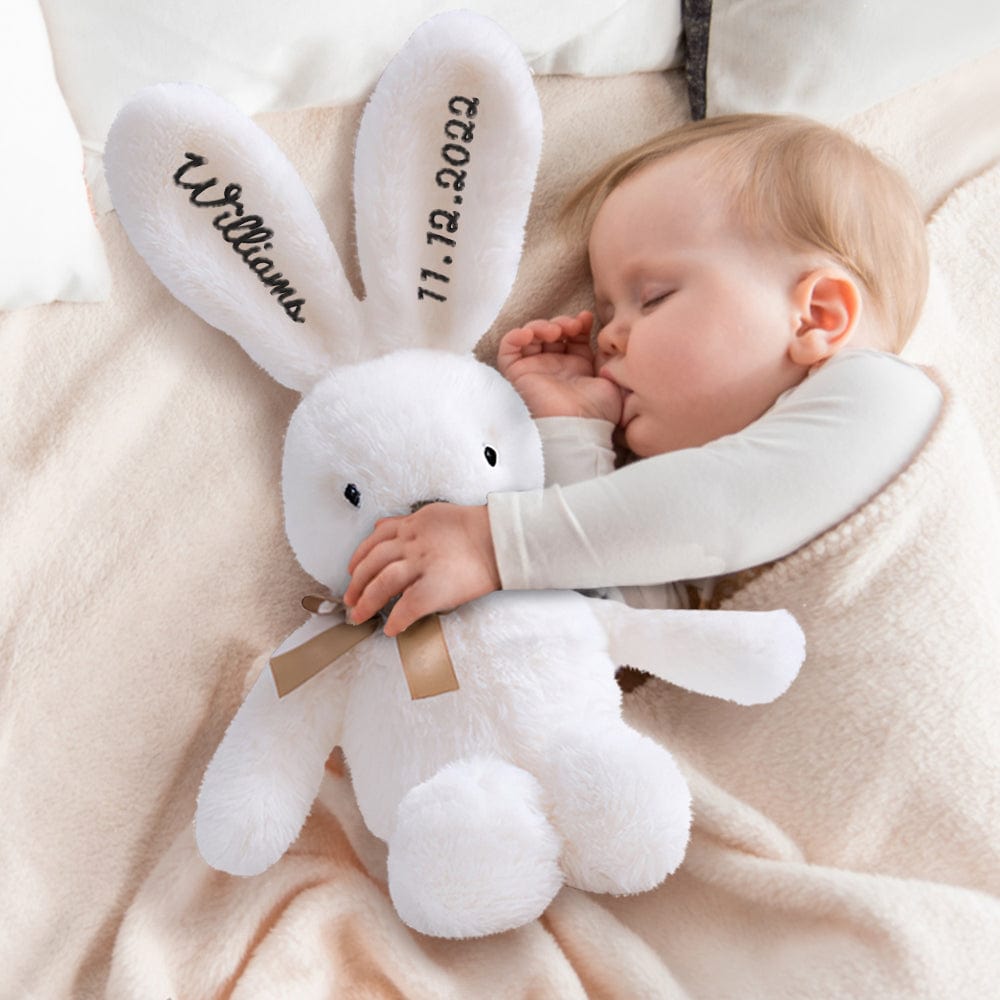 Custom Embroidered Bunny Personalized Gift for Baby and Kids