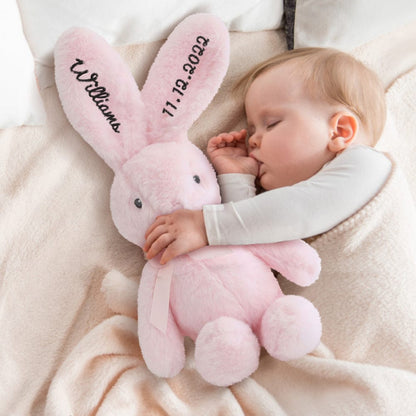 Custom Embroidered Bunny Personalized Gift for Baby and Kids