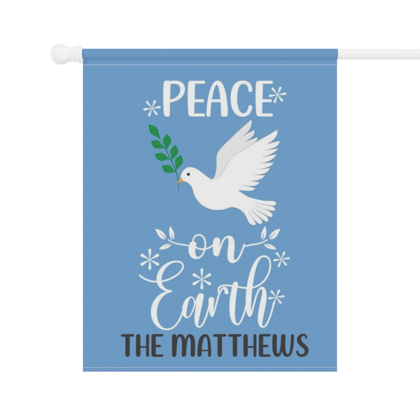 Compass Gift Shop Peace on Earth Dove House Flag