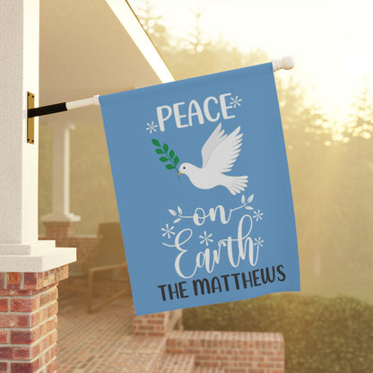 Compass Gift Shop Peace on Earth Dove House Flag