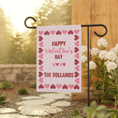 XOXO Hearts Valentine's Day Garden Flag