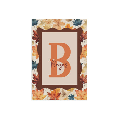 Custom Autumn Leaves Garden Banner & House Flag