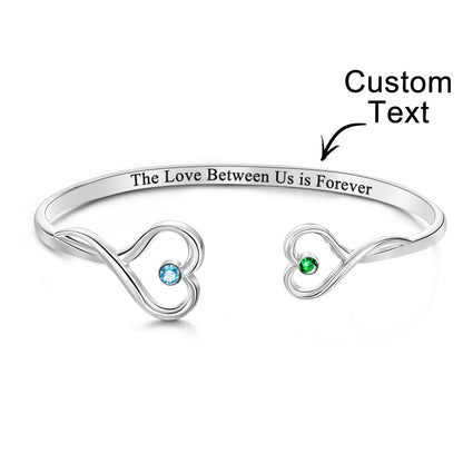 Custom Double Birthstone Bracelet