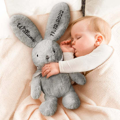 Custom Embroidered Bunny Personalized Gift for Baby and Kids