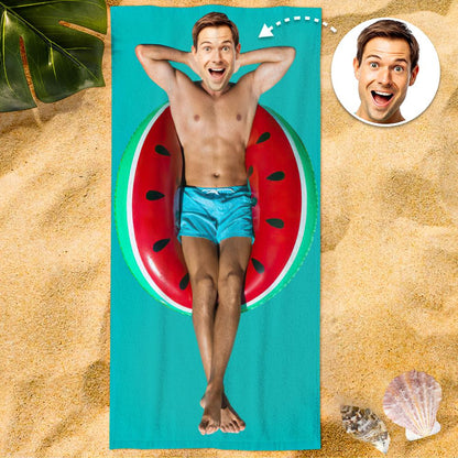 Dream Body Beach Towel with Your Face A