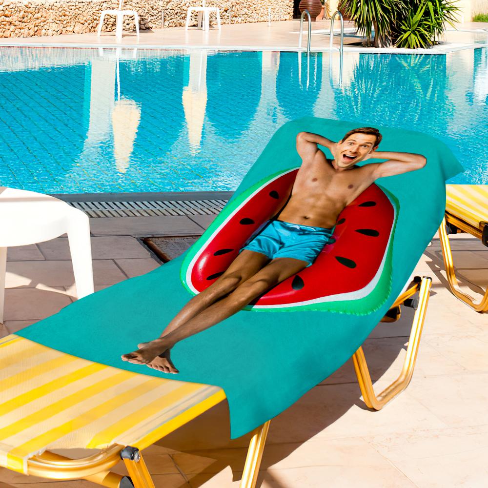 Dream Body Beach Towel with Your Face A Context