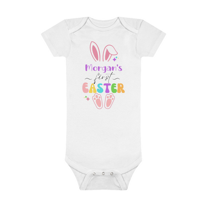 Personalized First Easter Baby Bodysuit