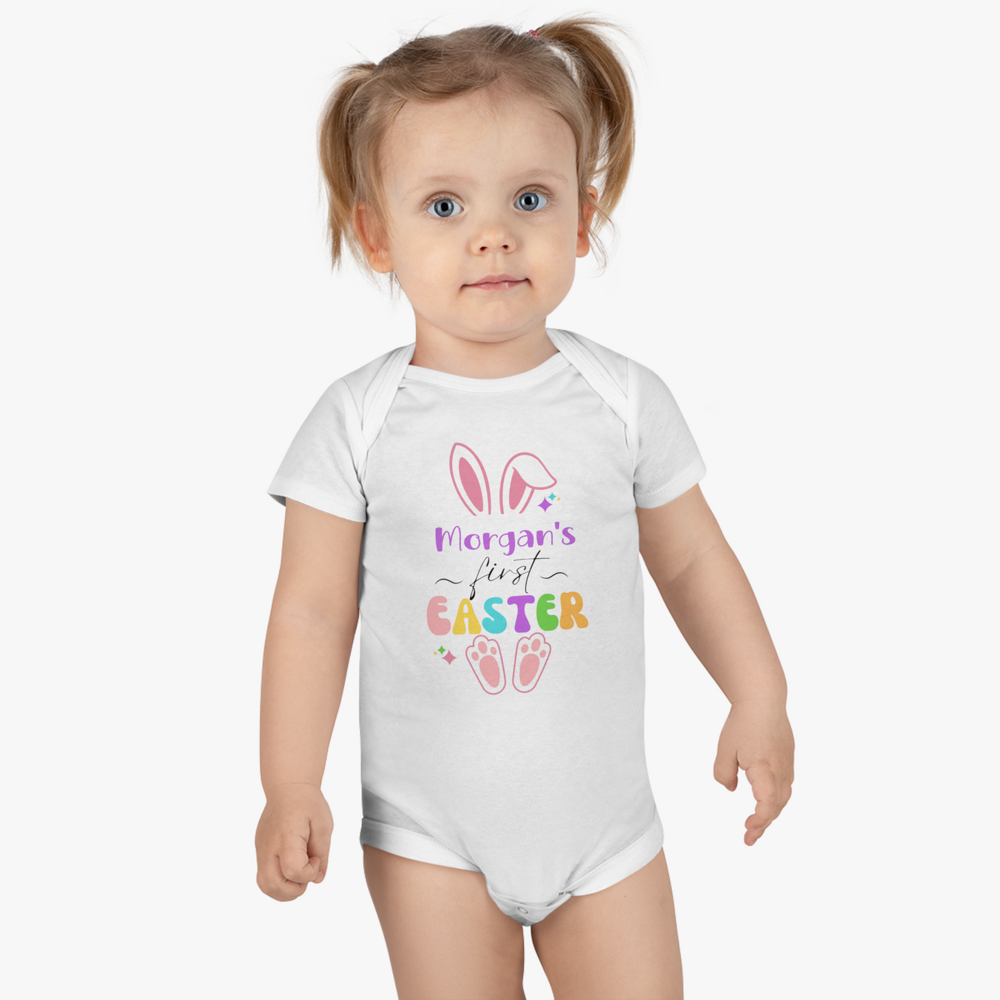Personalized First Easter Organic Onesie®