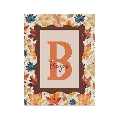 Custom Autumn Leaves Garden Banner & House Flag