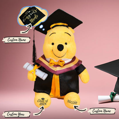 Custom Graduation Bear Stuffed Animal Toy