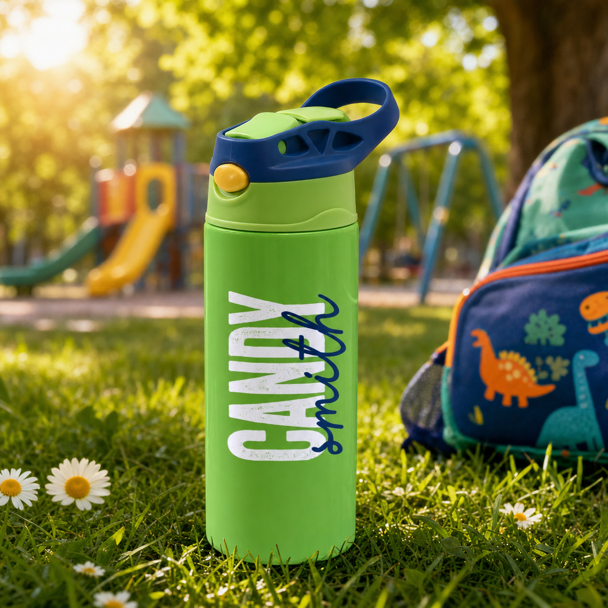 Personalized First and Last Name Water Bottle