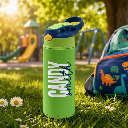 Personalized First and Last Name Water Bottle
