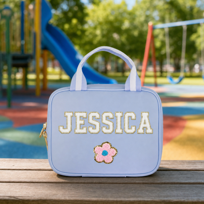 Personalized Backpack and Lunchbox with Custom Name Patches