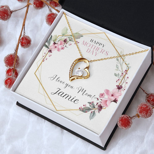 Mother's Day Heart Necklace