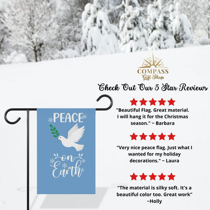 Peace on Earth Garden Banner & House Flag