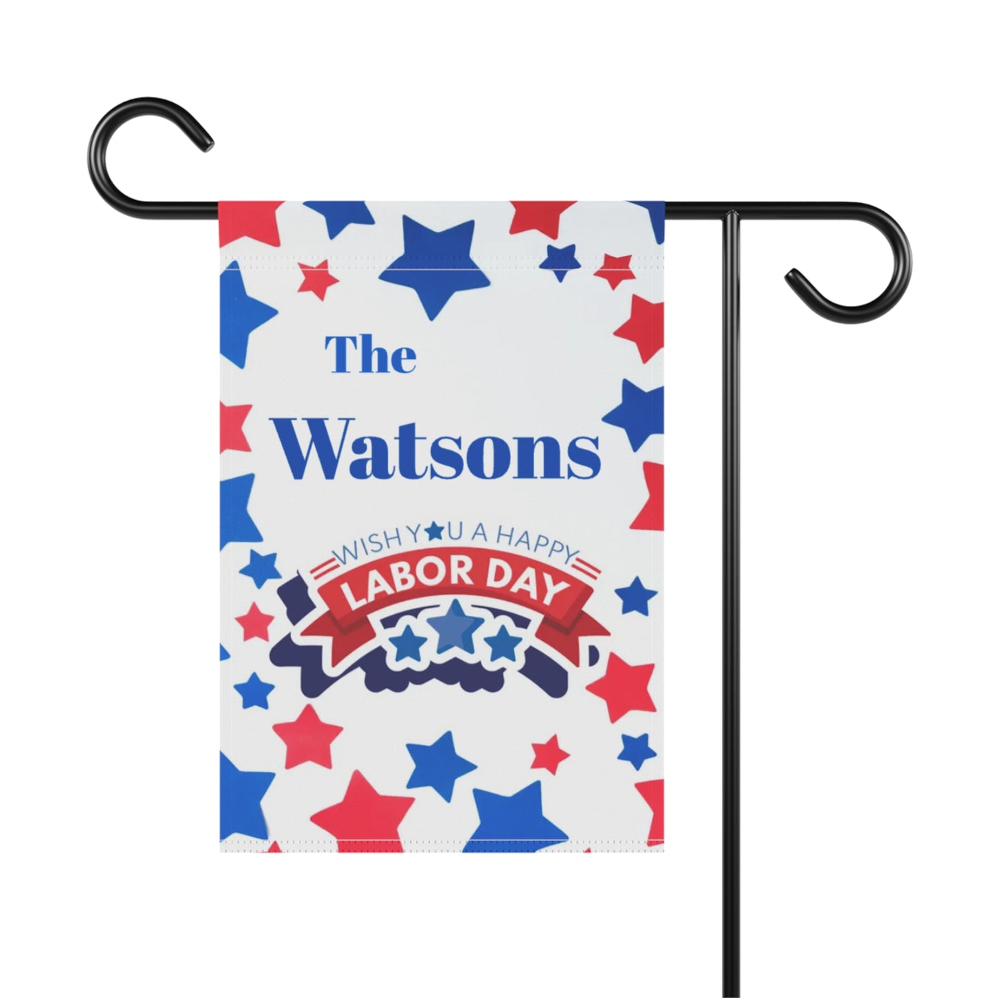 Labor Day Stars Garden Banner