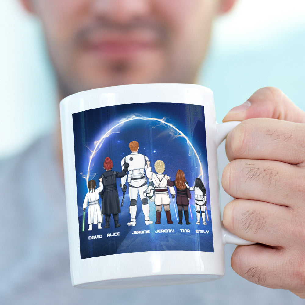 Personalized Best Dad in the Galaxy Mug - Father's Day Gift