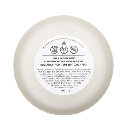 Personalized Frosted Glass Scented Candle with Family Photo and Name