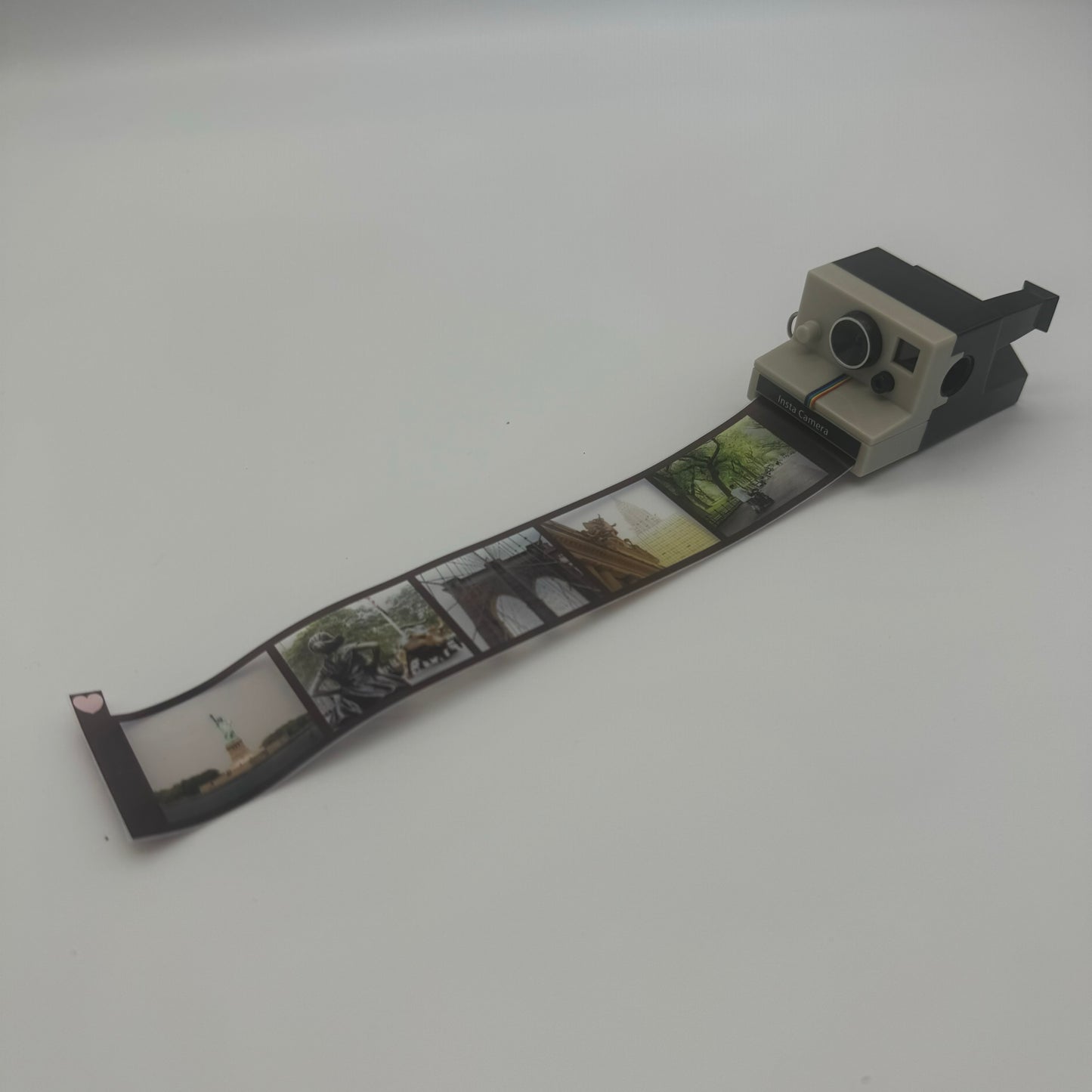 Custom Insta Mini-Camera Film Roll Photo Keychain