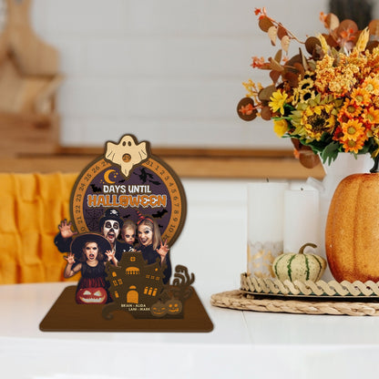 Personalized Photo Days Until Halloween Countdown Calendar