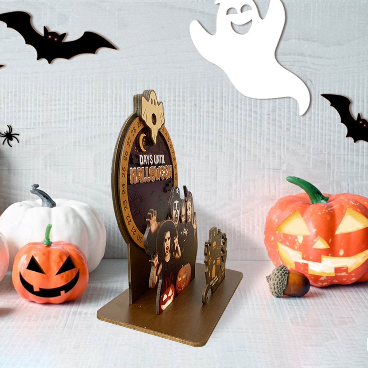Personalized Photo Days Until Halloween Countdown Calendar