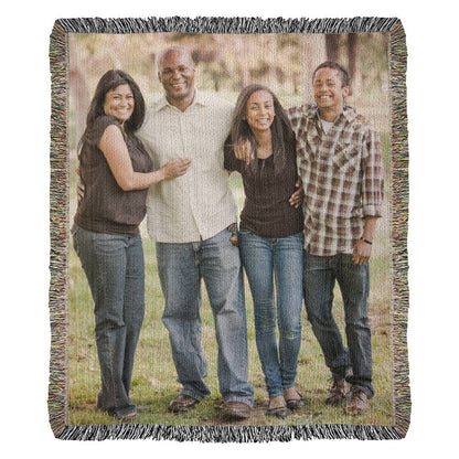 Personalized Photo Woven Blanket