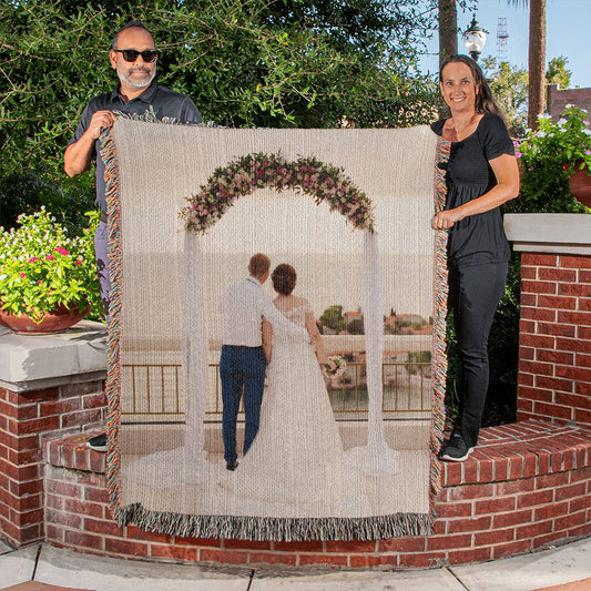 Personalized Photo Woven Blanket