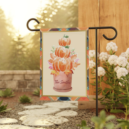 Personalized Pumpkin Planter Garden & House Banner