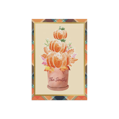 Personalized Pumpkin Planter Garden & House Banner