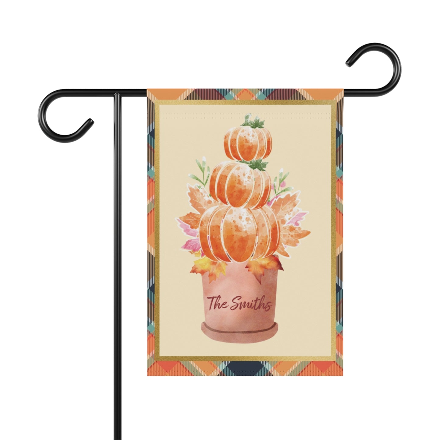 Personalized Pumpkin Planter Garden & House Banner