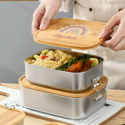 Personalized Child's Name Stainless Steel Lunch Box
