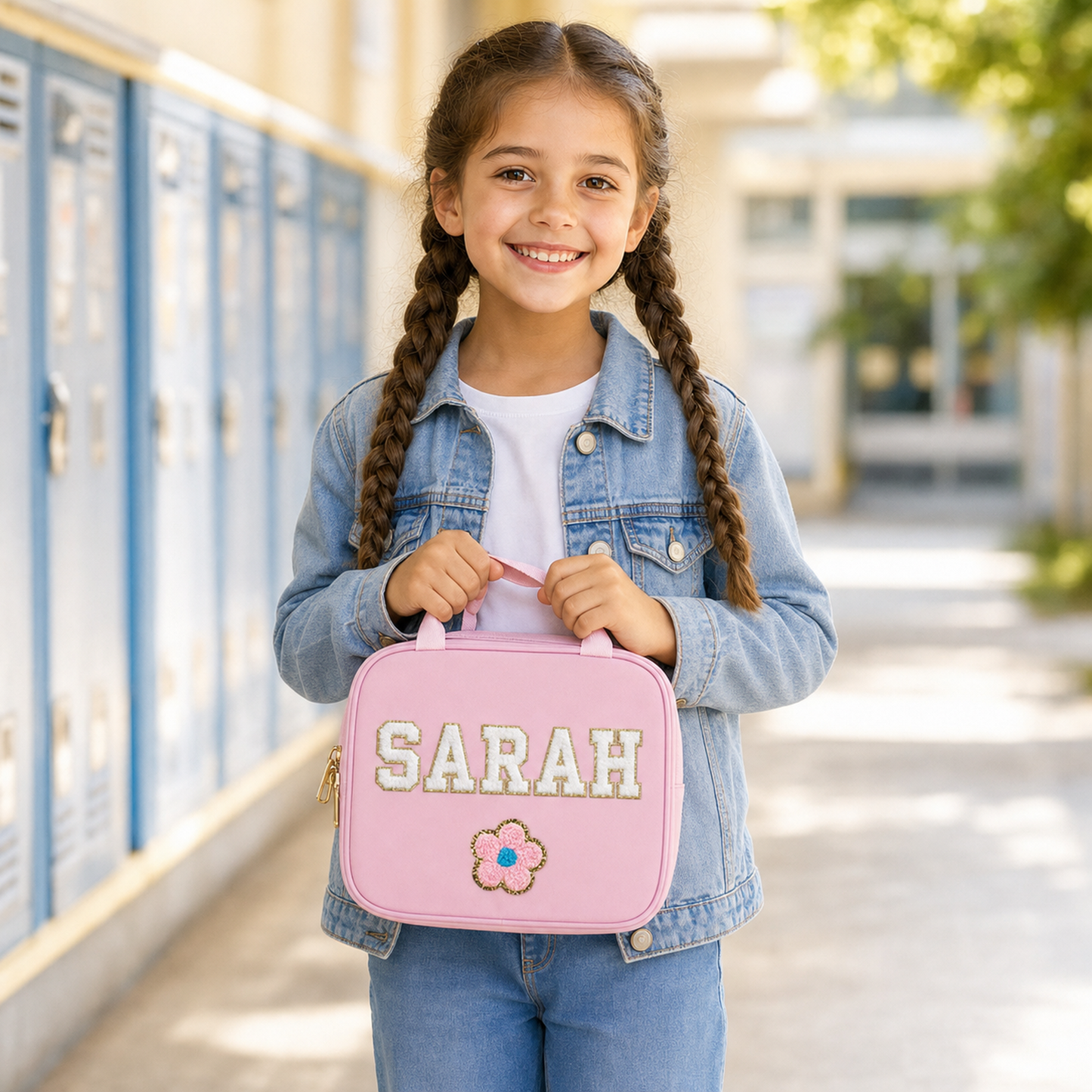 Personalized Backpack and Lunchbox with Custom Name Patches