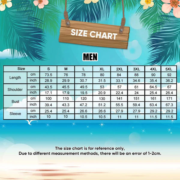 Shirt Size Chart