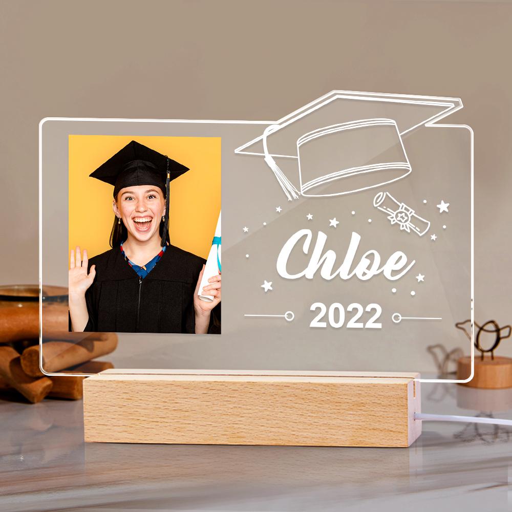 Personalized Graduation Photo Night Light Gift