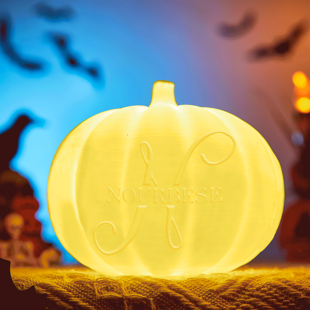 Personalized Halloween Pumpkin Light Display