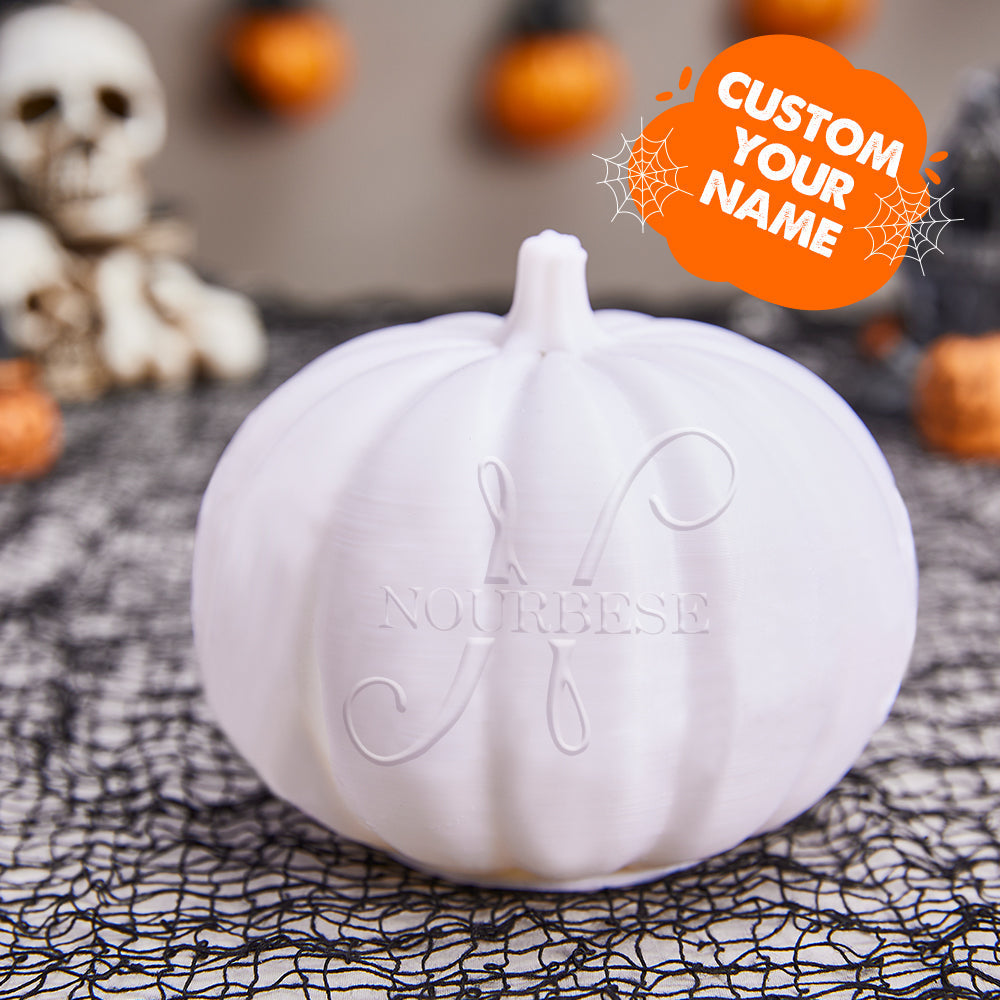 Personalized Halloween Pumpkin Light Display