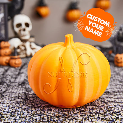 Personalized Halloween Pumpkin Light Display