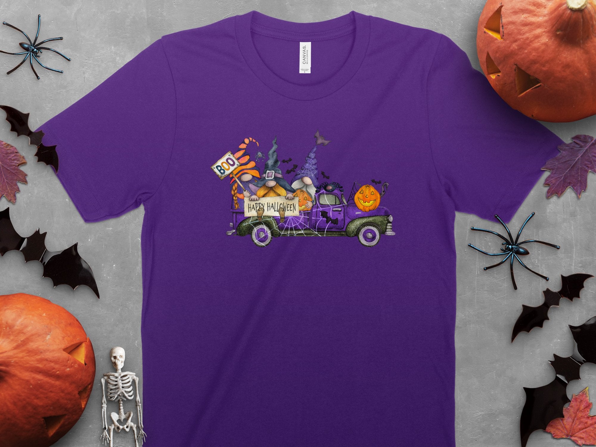 Halloween Gnomes in Truck Adult Apparel