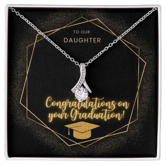 To our Daughter Congratulations on Your Graduation Necklace