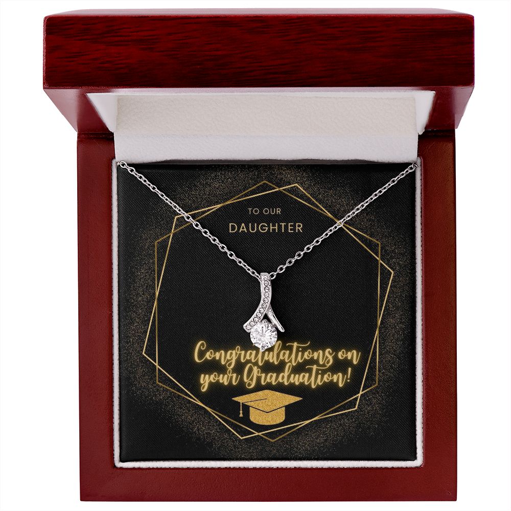 To our Daughter Congratulations on Your Graduation Necklace