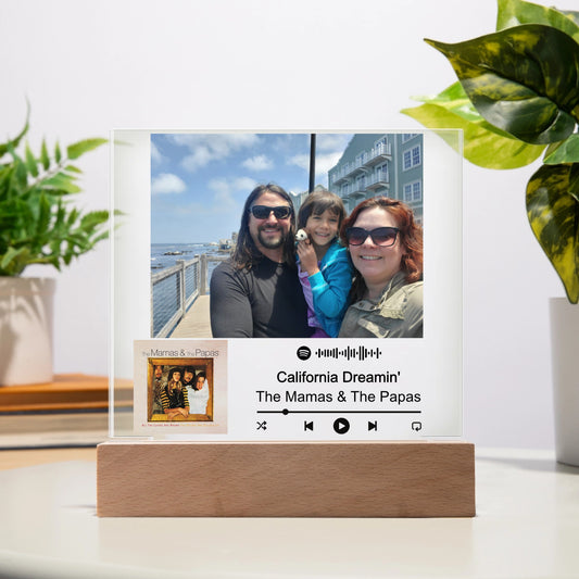 Spotify Horizontal Photo Plaque